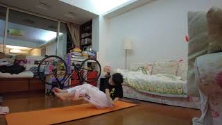 Push Up Challenge 💪 第八天，暐衡一起練