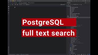 Lightning fast PostgreSQL full text search