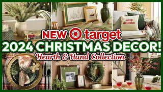 NEW 2024 TARGET HEARTH AND HAND CHRISTMAS DECOR 🎁🎅🏻 *ALL BRAND NEW* | Target Christmas Decorations