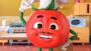 TOMATO DOPPI 🍅  Learning videos for toddlers 🍕 Pizza 🌈 FOR KIDS