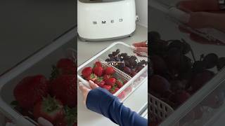 restock & organize my fridge with me 🫶🏼 #shorts #cleantok #asmrsounds #fridgerestock #organization