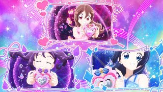 [1080p] Precure Light Up! (Kimi to Idol Precure Group Transformation)