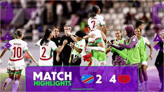 DR Congo 2-4 Morocco Match Highlights l TotalEnergies WAFCON 2024 l Matchday 2