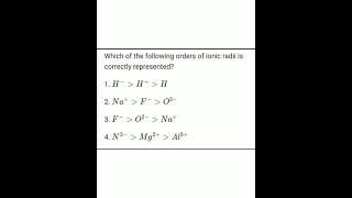chemistry quiz #chemistry #neet2022 #neet #futuredoctors #neetaspirant #neetshorts #neet2021 #shorts