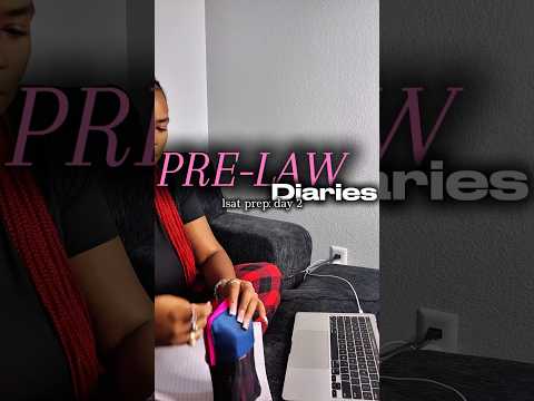 LSAT prep day 2 #prelaw #lsatstudying #lsatprepvlog #prelawvlog #studyvlog