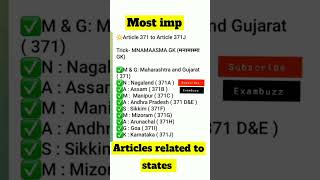 Imp articles #sscpolity #samvidhan #ssc #ssccgl #motivation #chsl #mts #sscgd #ssccpo #shorts