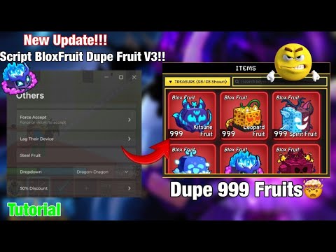 [Reup] Dupe Fruits Script Blox Fruit[❄️YETI UPD] - MozilHub | TRADE SCAM | STEAL FRUIT | KEYLESS