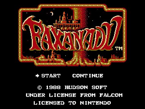 [Animated Score] Faxanadu - Remember Your Mantra (password screen)