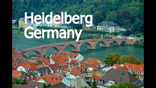 Heidelberg University and Castle  Nekar River Germany 德國海德堡古城 德國海德堡大學