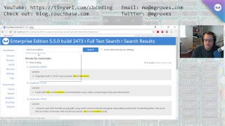 Couchbase Coding - Episode 011 - Full Text Search