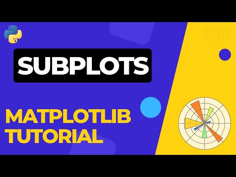How to create SUBPLOTS in Matplotlib | Python Tutorial 01