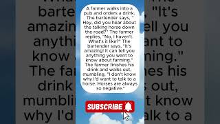The Talking Horse #humor #joke #short #daily jokes #jokes #quick laughs