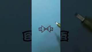 How to draw simple two fish ♥️ #short #art #viral #erey