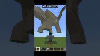 I Summon Dinosaur 🦕 #shorts #minecraft #dinosaur #mcpeaddon