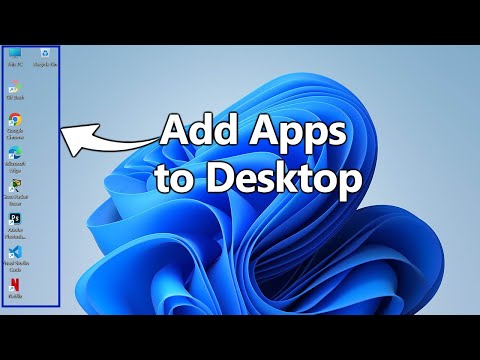 How to put Apps and Icons to Desktop in Windows 11 or 10 | Simple & Quick Tutorial (2025)