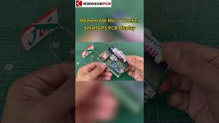 Homemade Micro Tracker Small GPS PCB Display
