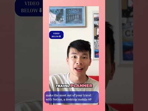 discover how Notion can make your travel plans less stressful! ✈️ #notiontips #mindfulcontent