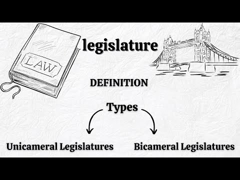 Legislature: Functions of Legislature || Unicameral-Bicameral legislature