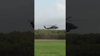 黑鷹直升機起飛準備返回駐地｜陸軍湖口營區開放 #中華民國陸軍 #陸軍航特部 #黑鷹直升機 #UH-60M
