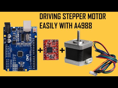 How to drive a stepper motor easily using A4988 and Arduino