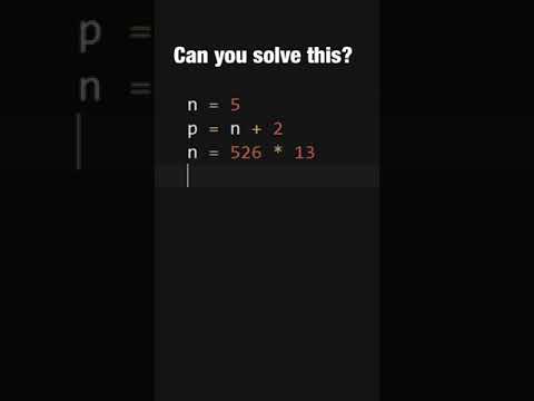 Only SMART people can solve this || Programming Quiz #shorts