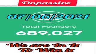 onpassive latest news  GoFounders  an OTP will come to your email. #onpassive #NewUpdateonpassive
