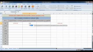 PMT Formula In Excel Tamil