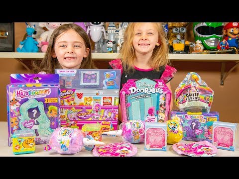 Fun Surprise Toys for Girls Hairdorables Disney Doorables Shopkins Princess Toy Kinder Playtime