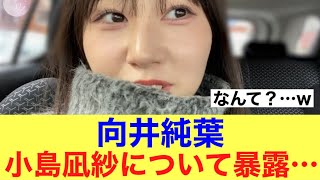 【ほっこり】櫻坂46向井純葉が同期小島凪紗の私生活を暴露…！#櫻坂46 #そこ曲がったら櫻坂 #櫻坂46三期生 #向井純葉 #小島凪紗