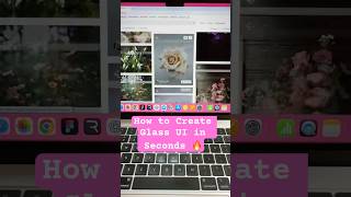 Glassmorphism in Action – Figma UI Design  - Black Pinky 🩷