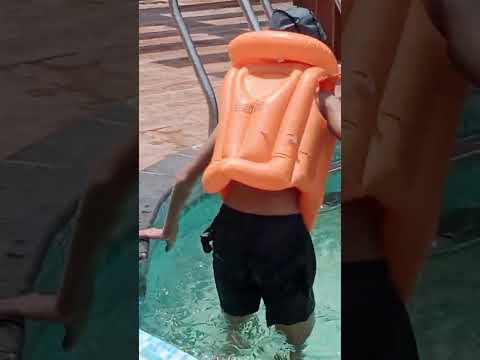 I am swimming at New Digha.