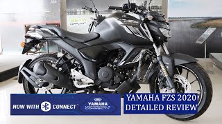 2020 Yamaha FZS Bluetooth Features Detailed Review | Yamaha Motorcycle connect x | Price & Mileage