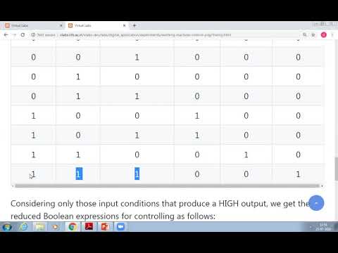 Application of logic gate in washing machine 1