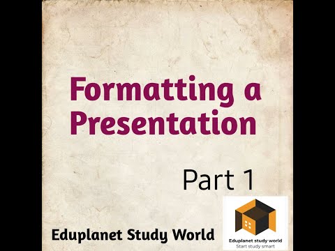 #computer #kips #cybertools Formatting a Presentation || part 1 || class 5