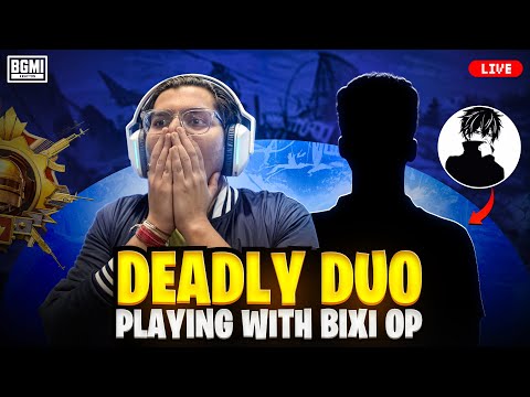 DEADLY DUO IS HERE||PLAYING BGMI WITH @TheBixiOP ||PYTHON GURU IS LIVE