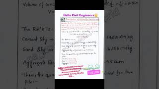 QUANTIFICATION OF MATERIALS REQUIRED FOR PILED FOUNDATION #civil #quantitiesofpilefoundation