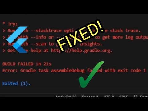 How to fix Gradle Task AssembleDebug failed with exit code 1 in Flutter VS Code Android Emulator?