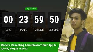 Modern Repeating Countdown Timer App In jQuery Plugin in 2022 | jishaansinghal
