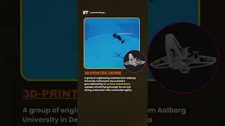 Student-Built 3D-Printed Drone Flies & Swims Like a Pro | Aerial-Aquatic Breakthrough! #factshorts