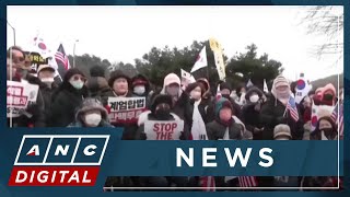 Supporters of embattled South Korean Leader Yoon protest outside Seoul Detention Center | ANC