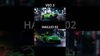 VEO 3 VS HAILUO 02  #shorts #veo #google #Lambo #car #hailuo02 #hailuoai #doitong