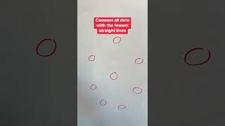 How many lines did it take? 🤔 #brainteaser #drawing #mathriddle