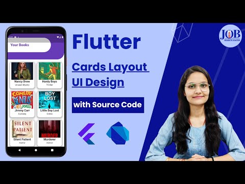 Flutter | Cards Layout UI Design Tutorial For Beginners | Android Studio