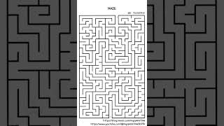 Let's play a maze game! - maze c12 #maze #puzzle #quiz #mazegame