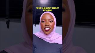 How to achieve a text highlight effect using CapCut #texthighlighteffect #text #editingtutorial