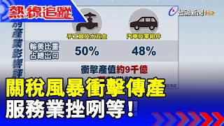 關稅風暴衝擊傳產 服務業挫咧等！【熱線追蹤】