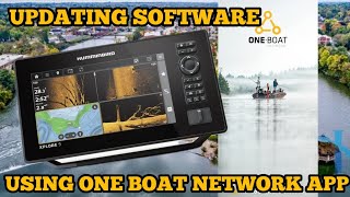 Updating Humminbird Xplore Software using the One Boat Network App