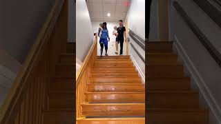 Ashley & Femita: Going Down Stairs with Prosthetics While Holding Their Babies!
