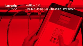 KATflow 230 Flexible Clamp-On Ultrasonic Flowmeter