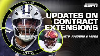 OFFSEASON STANDOFFS ⚔️ McLaurin, Parsons contract talks + New York Jets' expectations | NFL Live